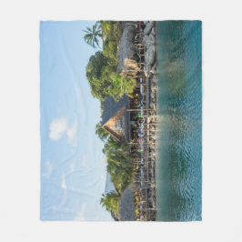 Curacao Sea Aquarium Beach Design Fleecefilt