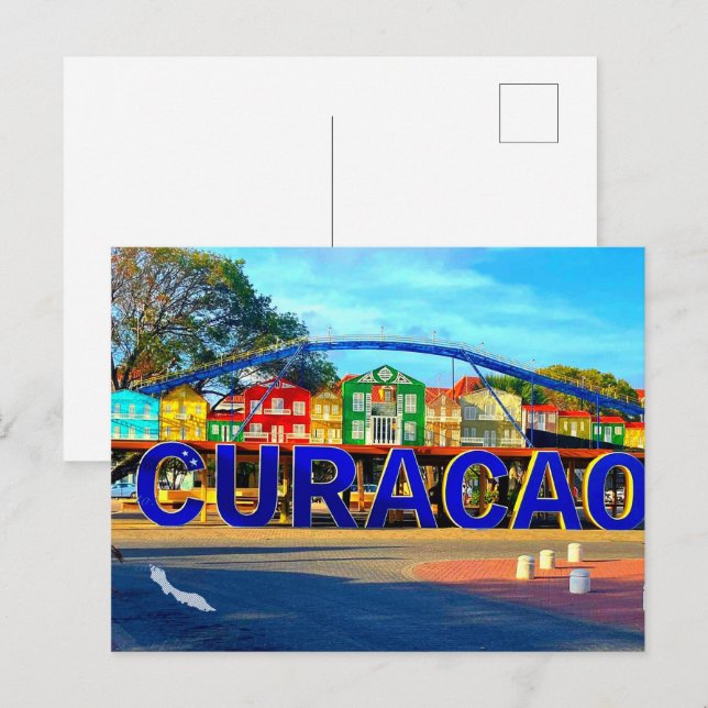 Curaçao Semester Vykort (Fram/baksida)