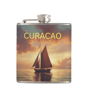 Curaçao solnedgång fickplunta
