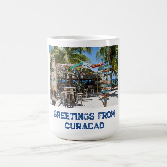 Curaçao Strand Kaffemugg (Center)