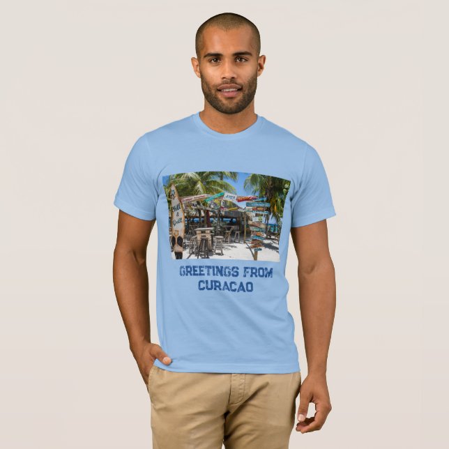 Curaçao Strand T Shirt (Hel framsida)