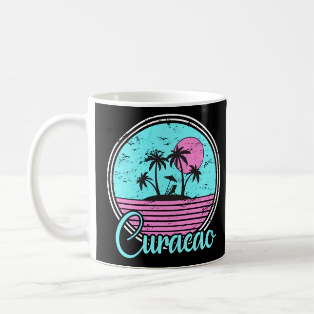Curacao Travel eller Vacation Kaffemugg (Vänster)