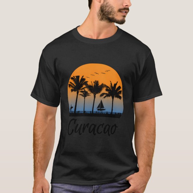 Curacao Vacation T Shirt (Framsida)