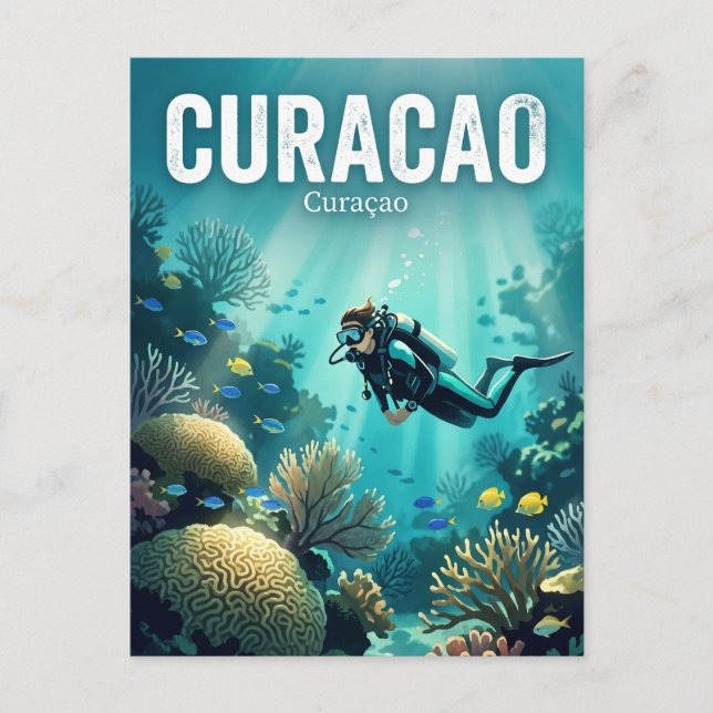 Curaçao Vykort (Framsida)