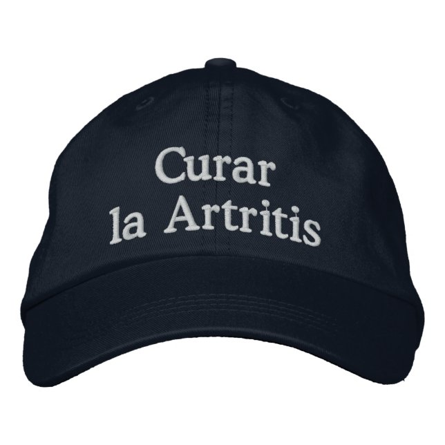 ’Curar la Artritis’ - Bordados Hat Broderad Keps (Framsida)