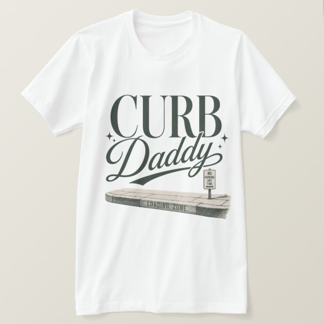 Curb Daddy T Shirt (Design framsida)