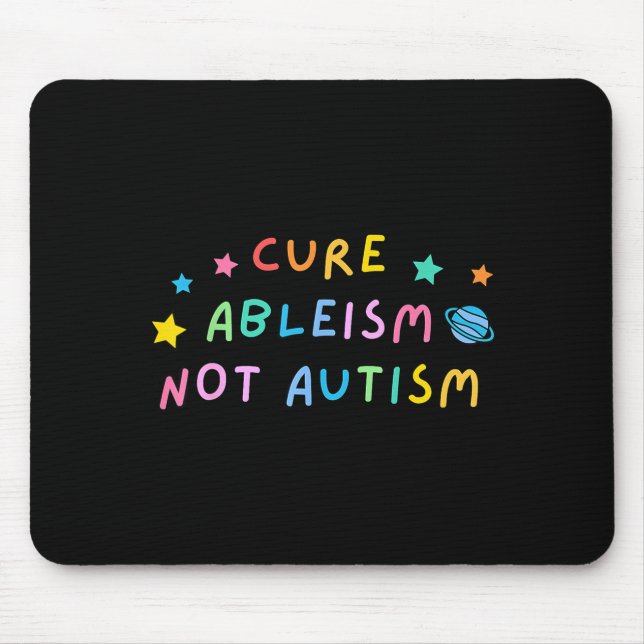 Cure Ableism Not Autism Autism Awareness Cute  Musmatta (Framsidan)