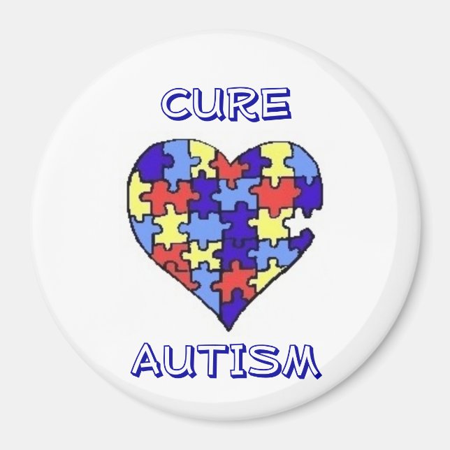 "Cure Autism" Magnet (Framsidan)
