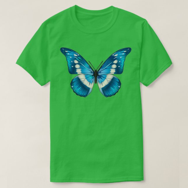 Cure Blue Butterfly T Shirt (Design framsida)