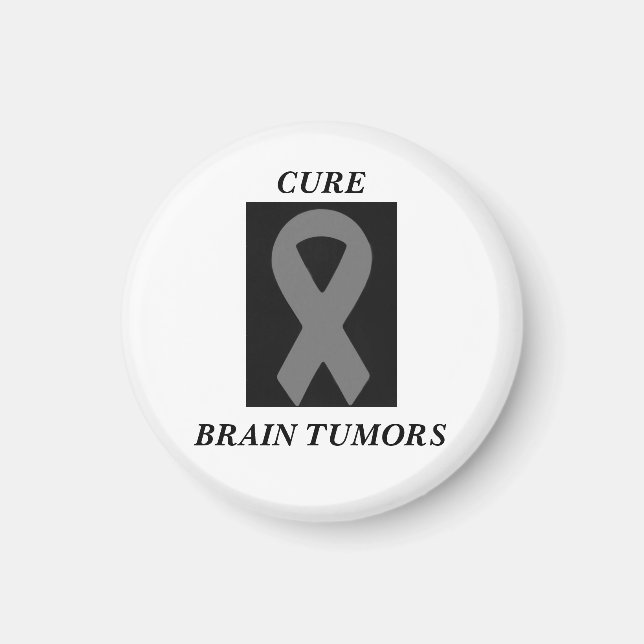 CURE BRAIN TUMOR MAGNET (Framsidan)