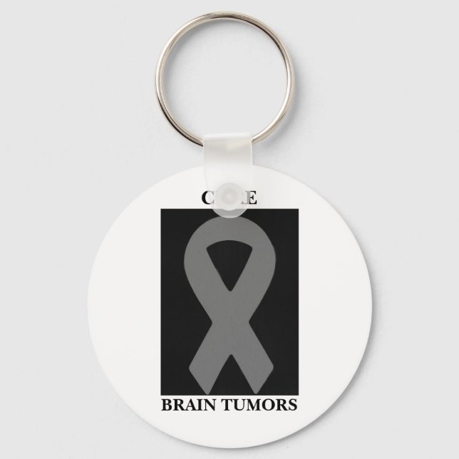 CURE BRAIN TUMORS KEYCHAIN NYCKELRING (Framsida)