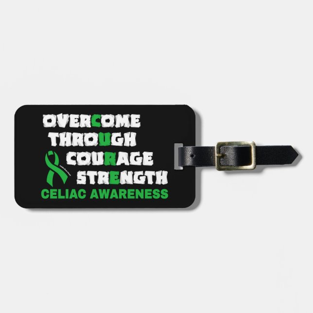 CURE...Celiac Bagagebricka (Horisontell Framsida)