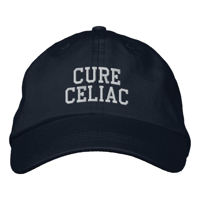 ’Cure Celiac’ - Embroiderat Hat Broderad Keps (Framsida)