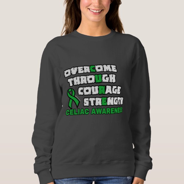 CURE Celiac Sweatshirt T Shirt (Framsida)