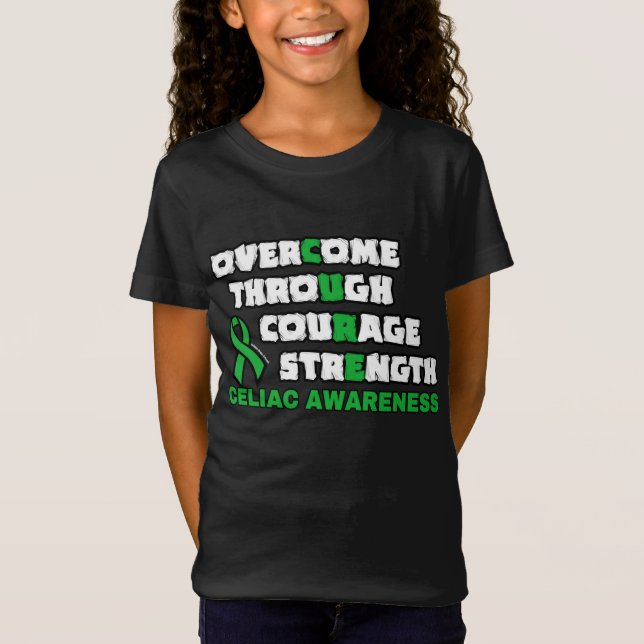 CURE...Celiac T Shirt (Framsida)