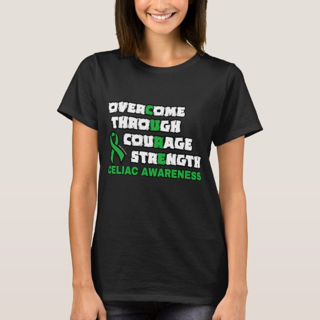 CURE...Celiac T Shirt (Framsida)