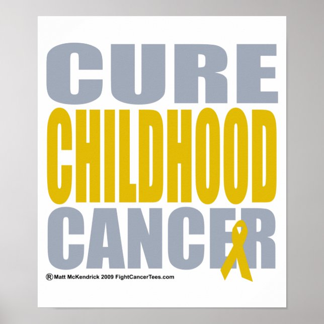 Cure Child Cancer Poster (Framsidan)