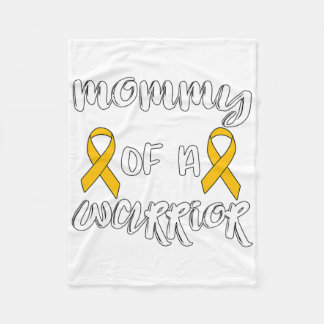 Cure Childhood Cancer Awareness Mum Of A Warrior  Fleecefilt