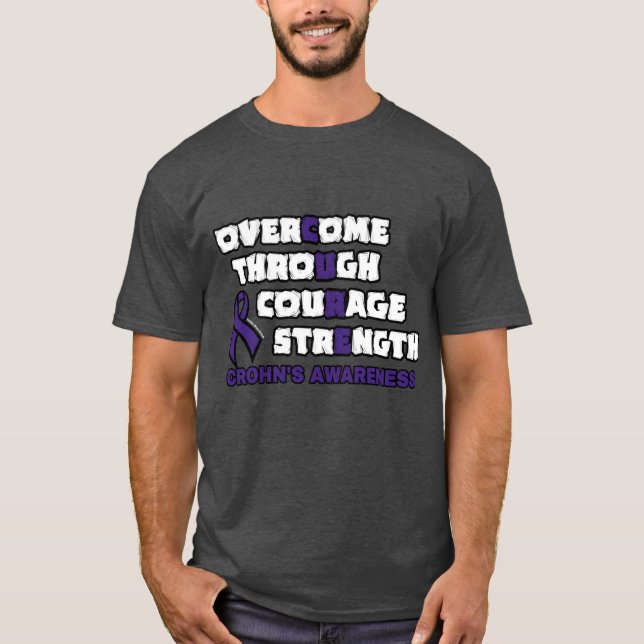 CURE... Crohns's T Shirt (Framsida)