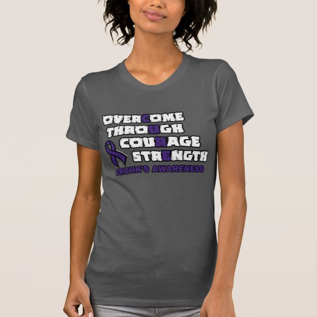 CURE... Crohns's T Shirt (Framsida)