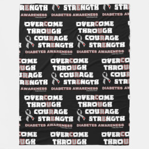 CURE... Diabetes Fleece Blanket