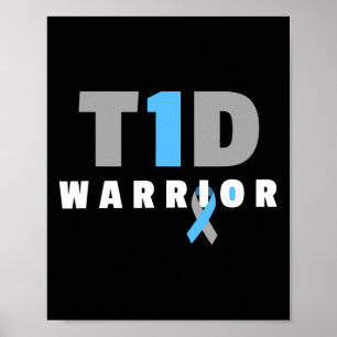 Cure Diabetic - Roligt Typ 1 Diabetesmedvetenhet Poster