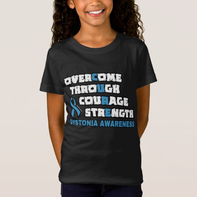 CURE...Dystonia T Shirt (Framsida)