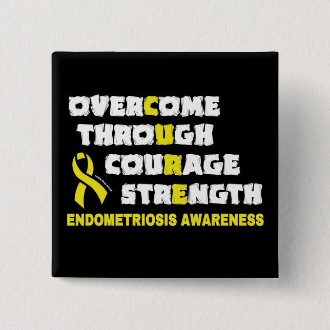 CURE...Endometrios Knapp (Framsida)