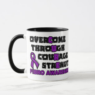 CURE...Fibro tvåtonkaffe Mugg