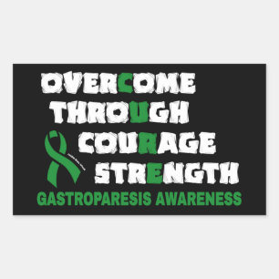 CURE...Gastropares Rektangulärt Klistermärke