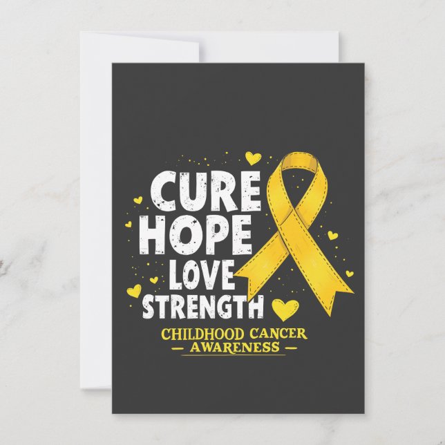 Cure Hope Kärlek Strenght Childature Cancer Awaren (Framsida)
