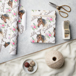 Cure Horse Elegant White Birthday Girl Presentpapper