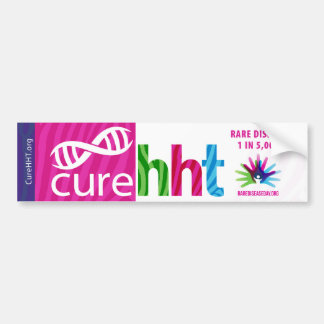 Cure HT Sällsynt Disease Bumper Sticker Bildekal
