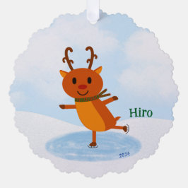 Cure Ice Skating Reindeer Helgdag | Julgåva