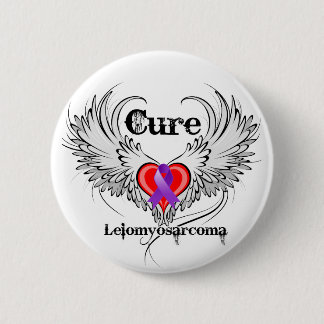 Cure Leiomyosarcoma Heart Tattoo Vingar Knapp