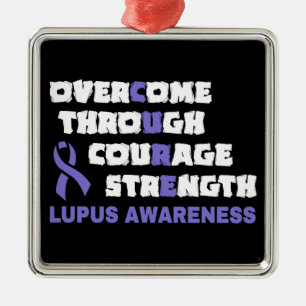 CURE...Lupus Metall Ornament
