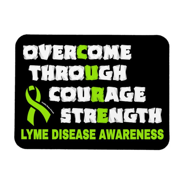CURE...Lyme Magnet (Horisontell)