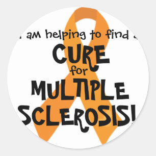 CURE MS STICKER RUNT KLISTERMÄRKE