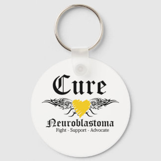 Cure NeuroblastomaTattoo Vingar Nyckelring