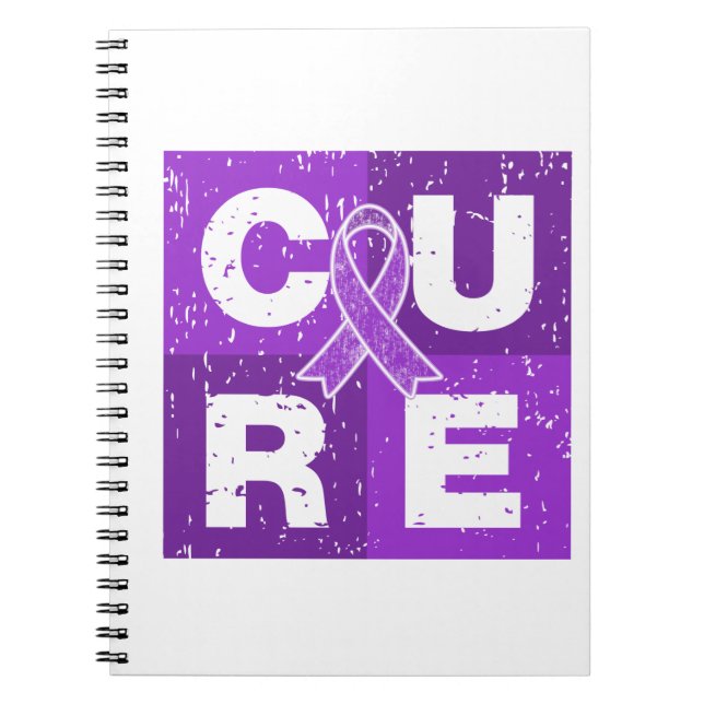 CURE Pancreatic Cancer Disted Cube Anteckningsbok (Framsidan)