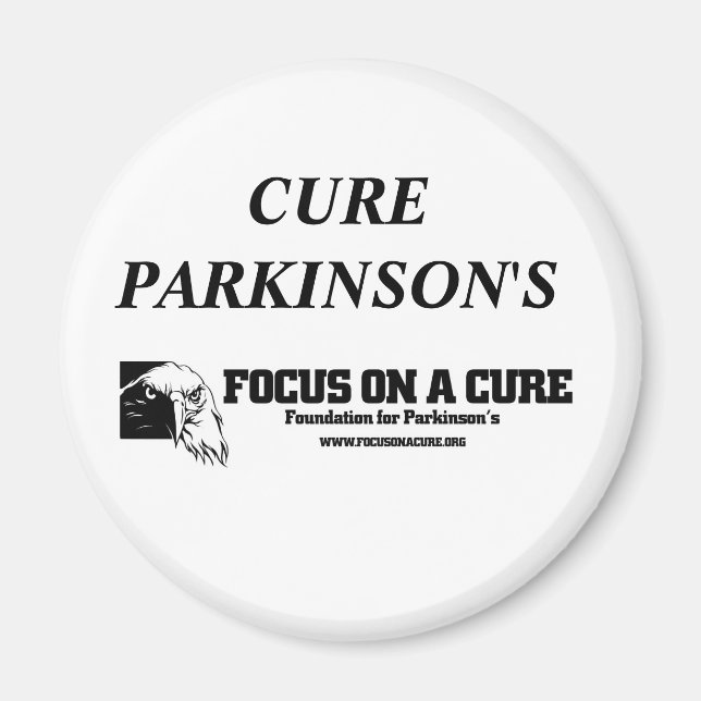 CURE PARKINSON'S MAGNET (Framsidan)