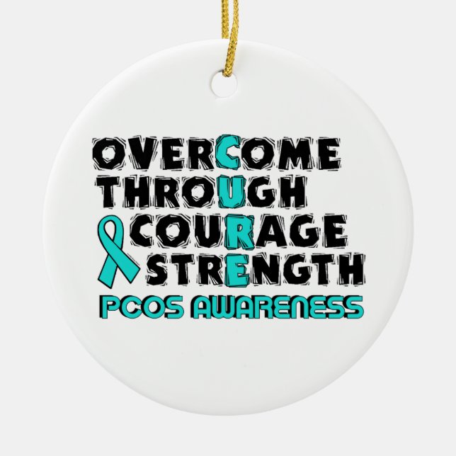 CURE...PCOS JULGRANSPRYDNAD KERAMIK (Framsidan)