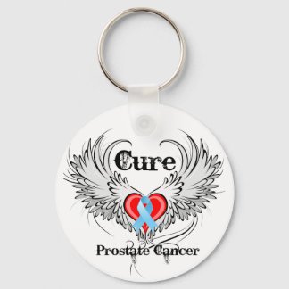 Cure Prostate Cancer Heart Tattoo Vingar Nyckelring