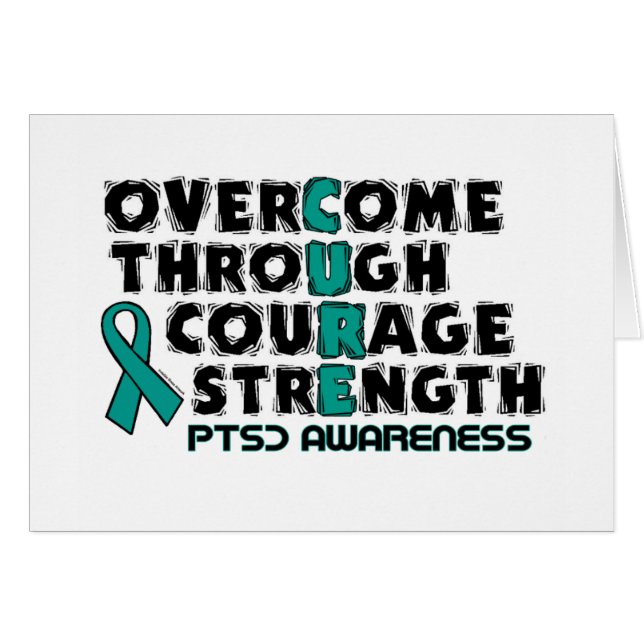 CURE...PTSD HÄLSNINGSKORT (Framsidan Horizontal)