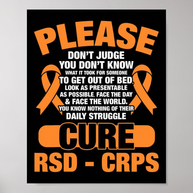 Cure RSD Crps Support RSD Crps Awareness Poster (Framsidan)