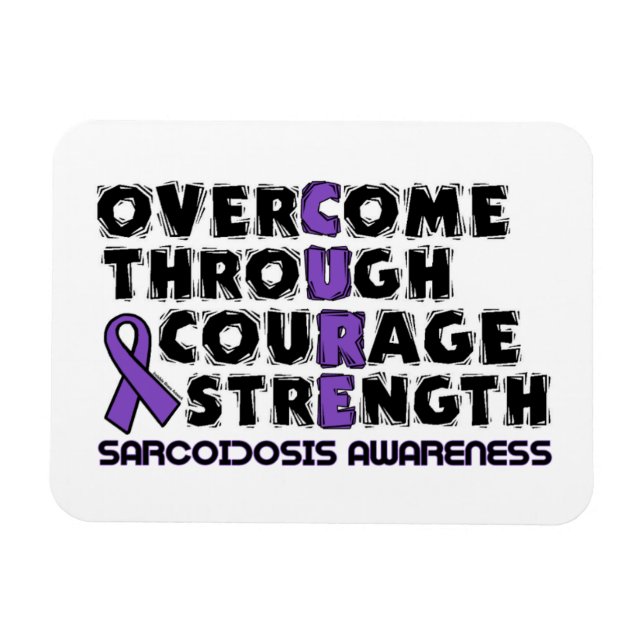 CURE...Sarcoidos Magnet (Horisontell)