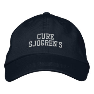 "Cure Sjogrens" - Embroiderad Hat Broderad Keps