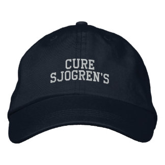"Cure Sjogrens" - Embroiderad Hat Broderad Keps