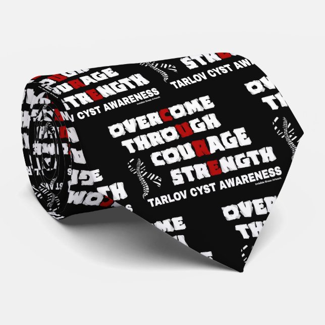 CURE...Tarlov Cyst Neck Tie Slips (Rullad)