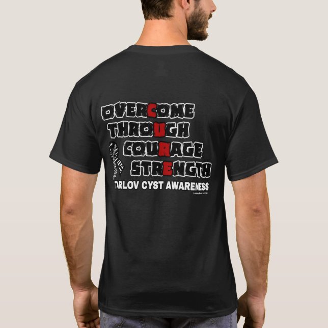 CURE... Tarlov Cyst T Shirt (Baksida)